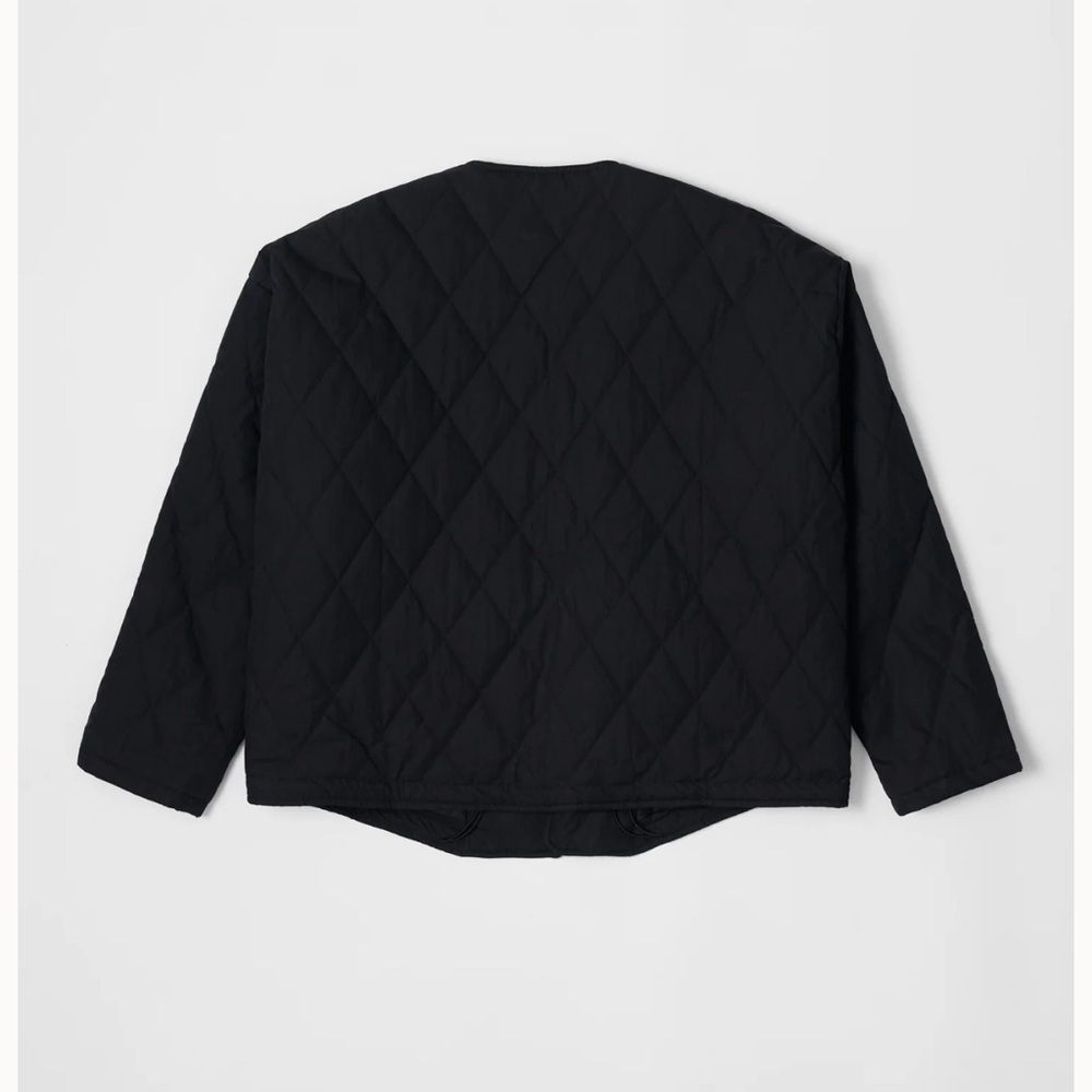 Vici Black Quilted Utility Jacket - image 2